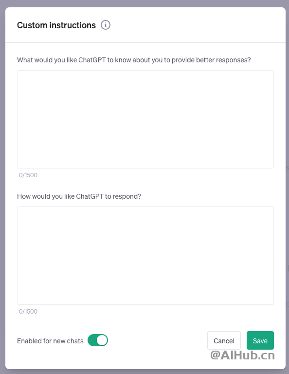 重磅更新!ChatGPT推出自定義指令功能
