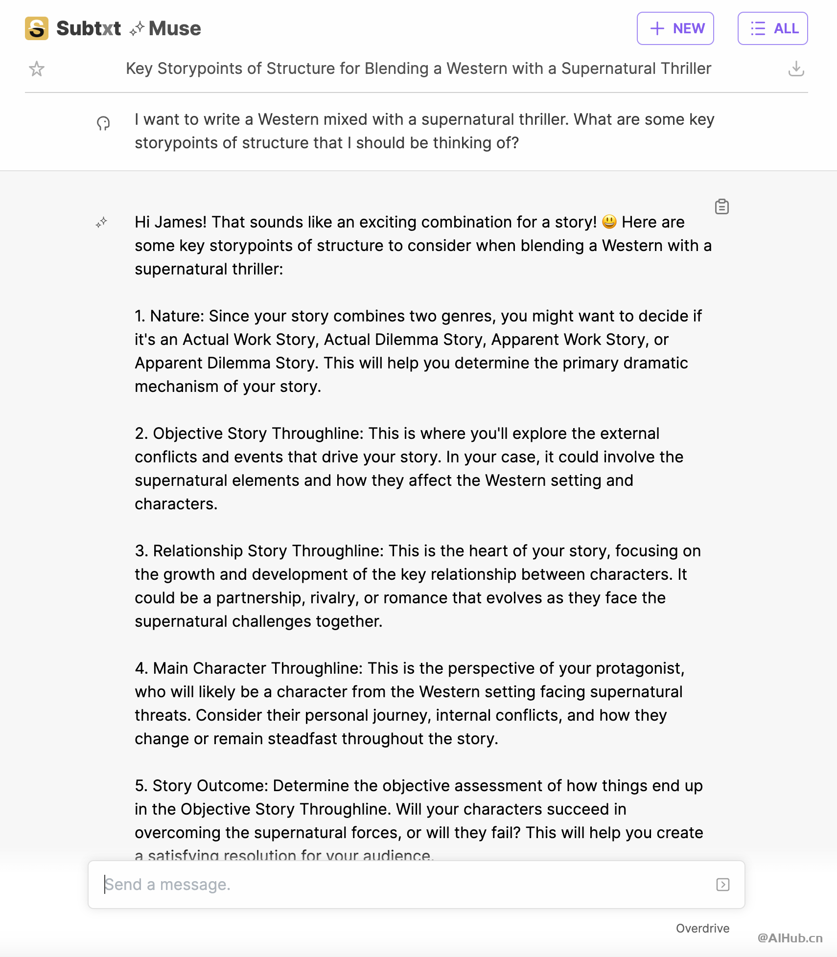 Subtxt-智能大綱制作工具,助力構建更好的故事