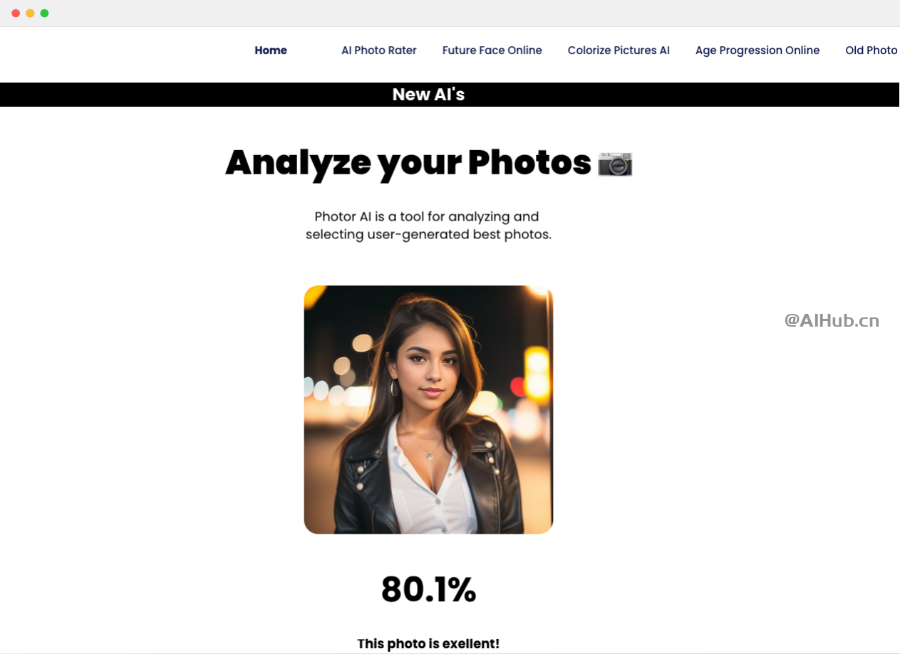 Photor AI:智能選擇你的最佳形象照片