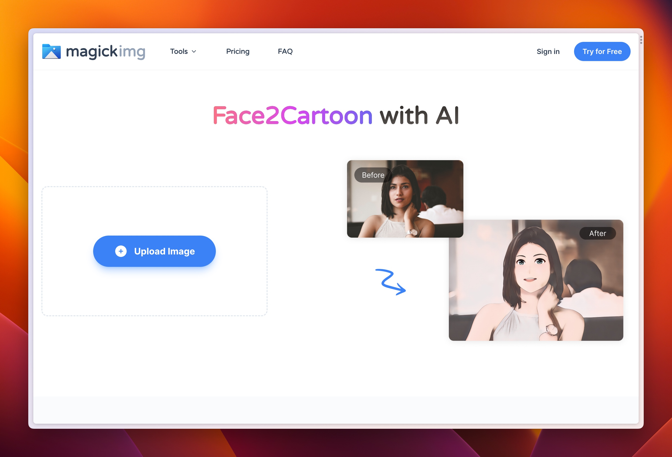magickimg - AI 圖片增強工具