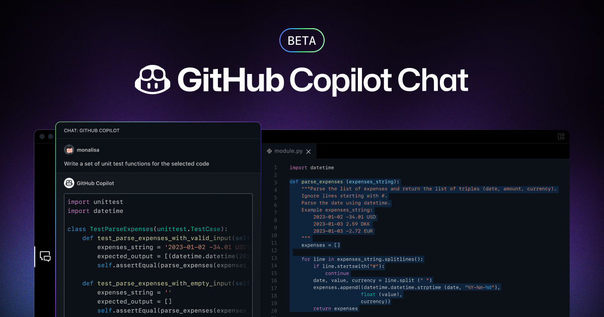 GitHub Copilot Chat-程序員編程AI助手