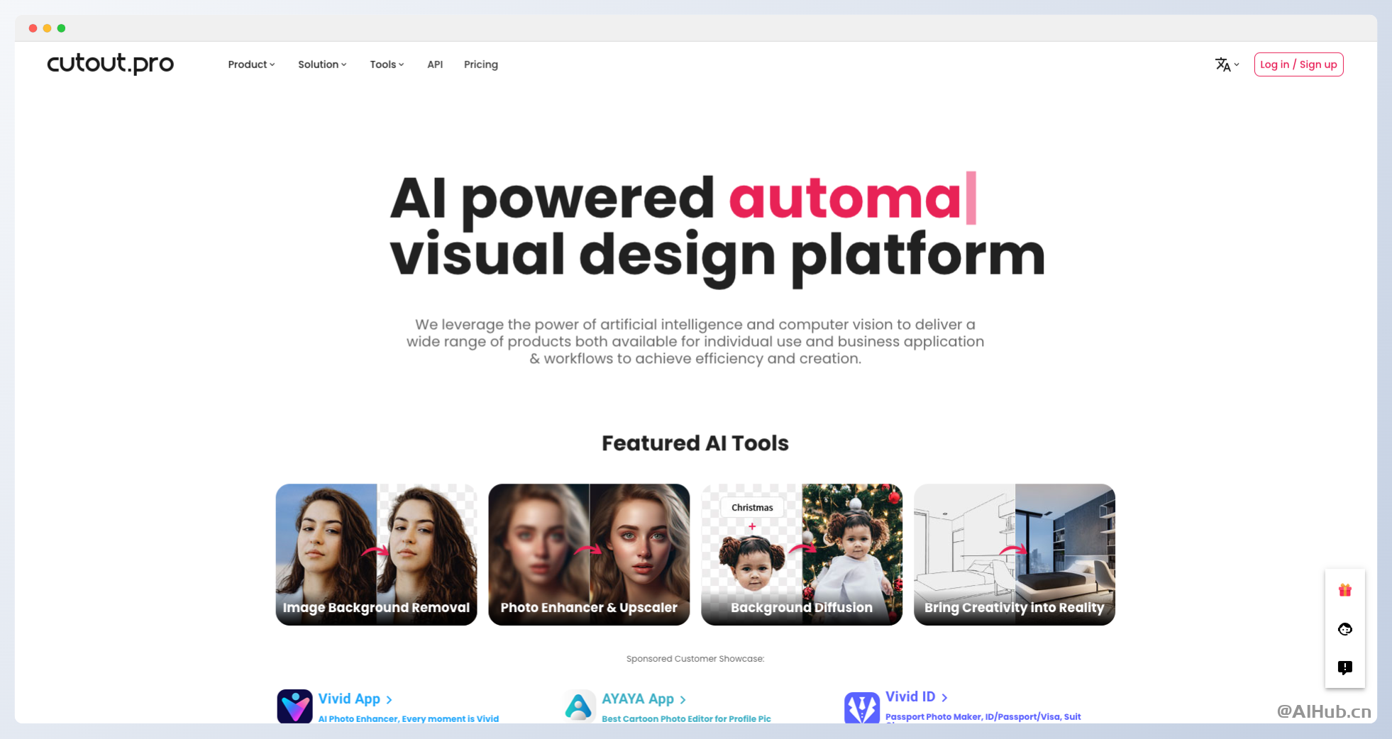Cutout.Pro-AI 照片和視頻編輯工具