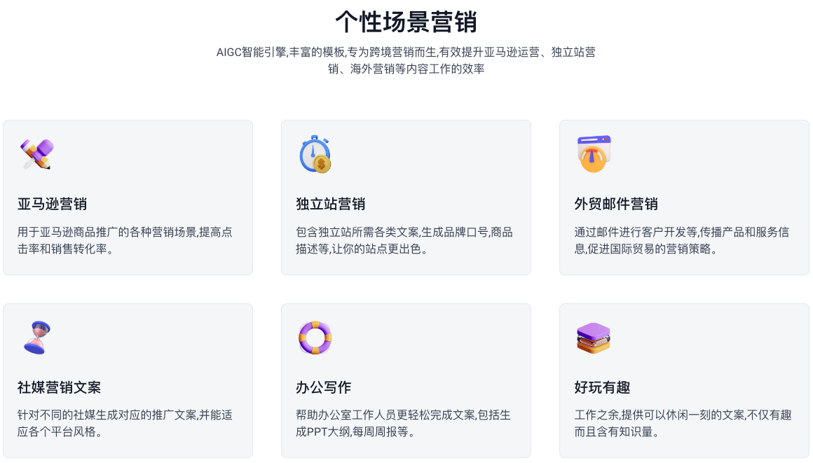 魔法AI-跨境電商營銷創(chuàng)意生成工具