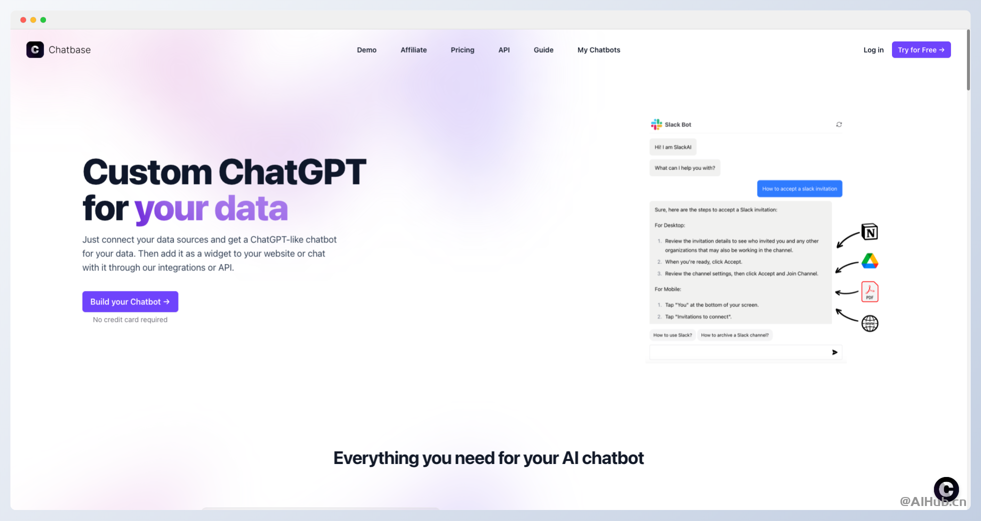 Chatbase-聊天機器人定制平臺