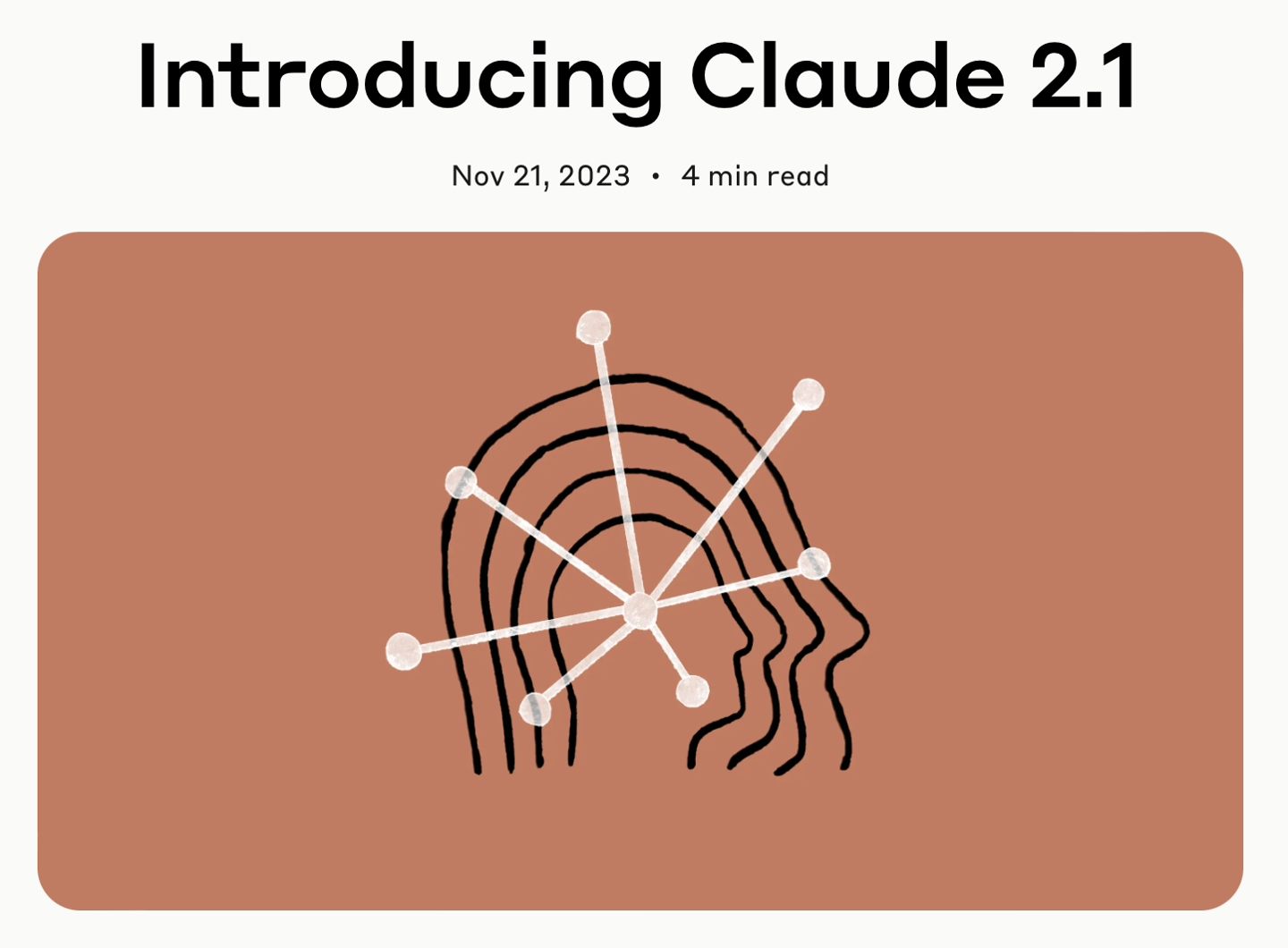 AI 聊天機器人 Claude 2.1 版本公布,支持輸入 20 萬個 Token 超 GPT-4 Turbo