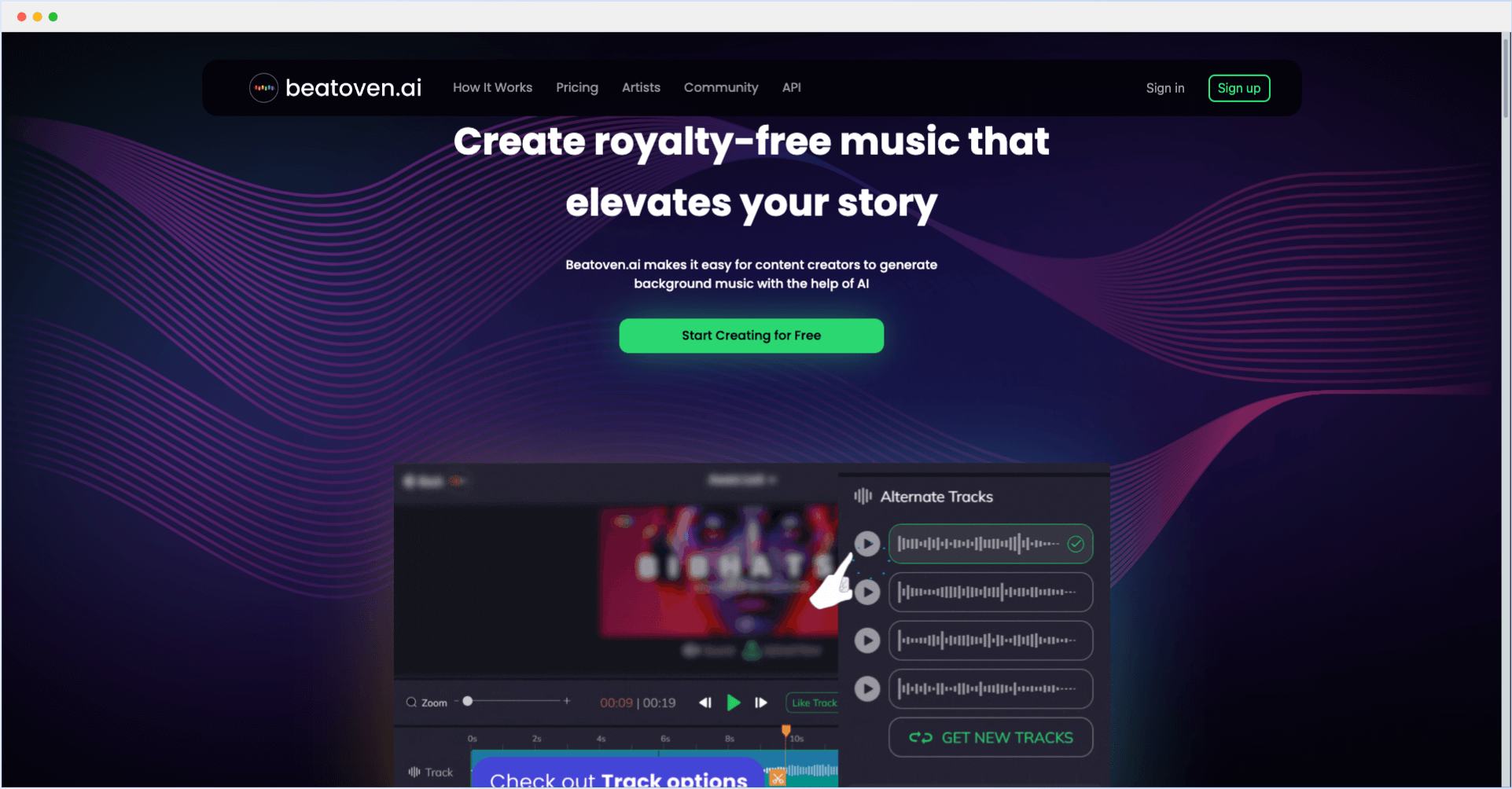 Beatoven.ai:創新的AI音樂生成器