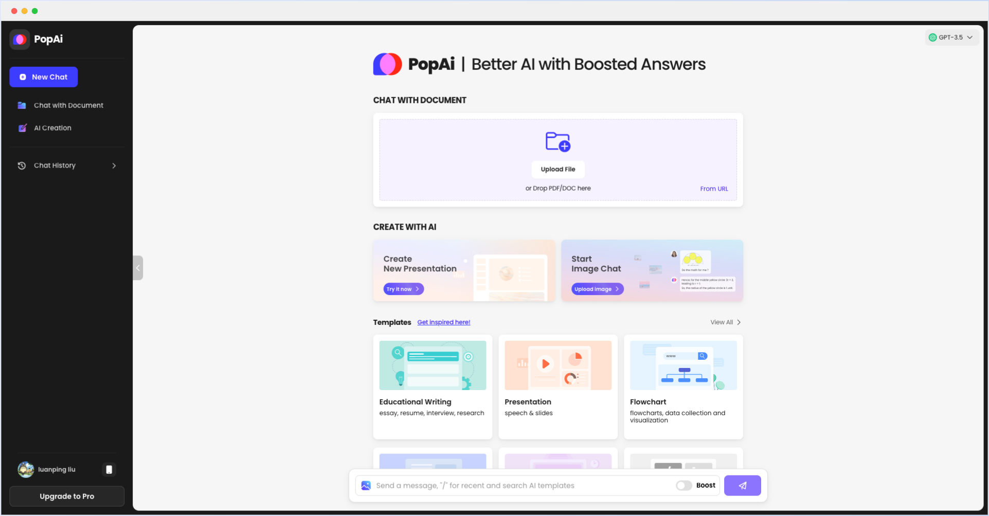 PopAi-零一萬物在海外推出的AI辦公工具