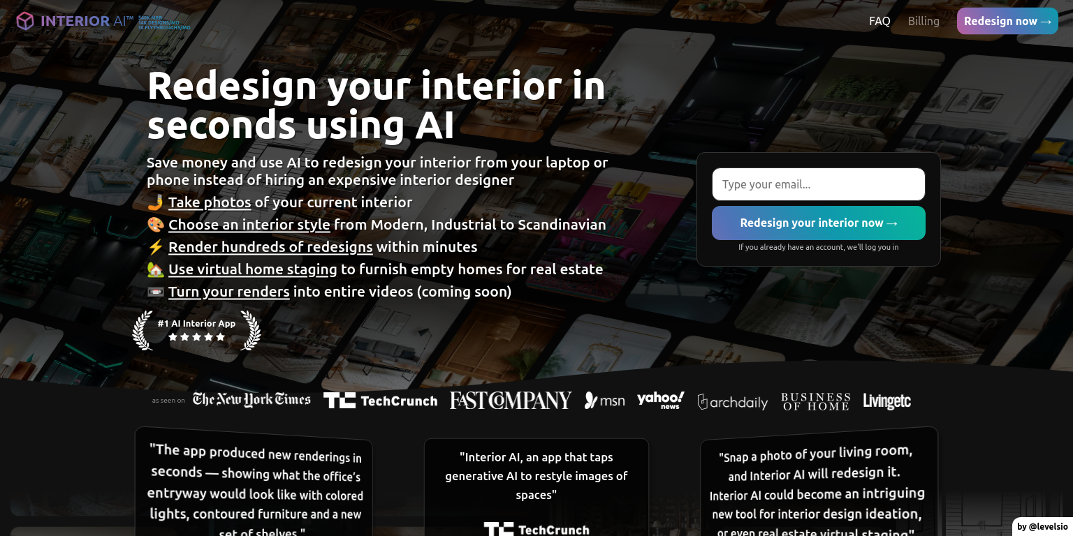 Interior AI-AI驅動的室內設計工具