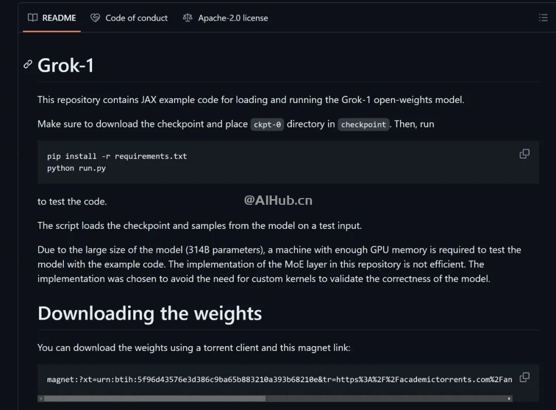 Grok-1:馬斯克xAI發布的開源AI大模型,可商用