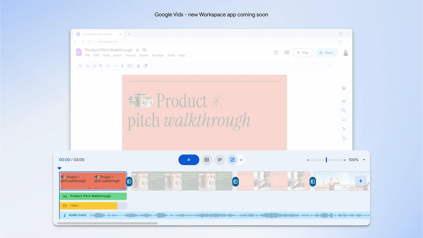Google Vids-Google推出的AI視頻創(chuàng)作工具