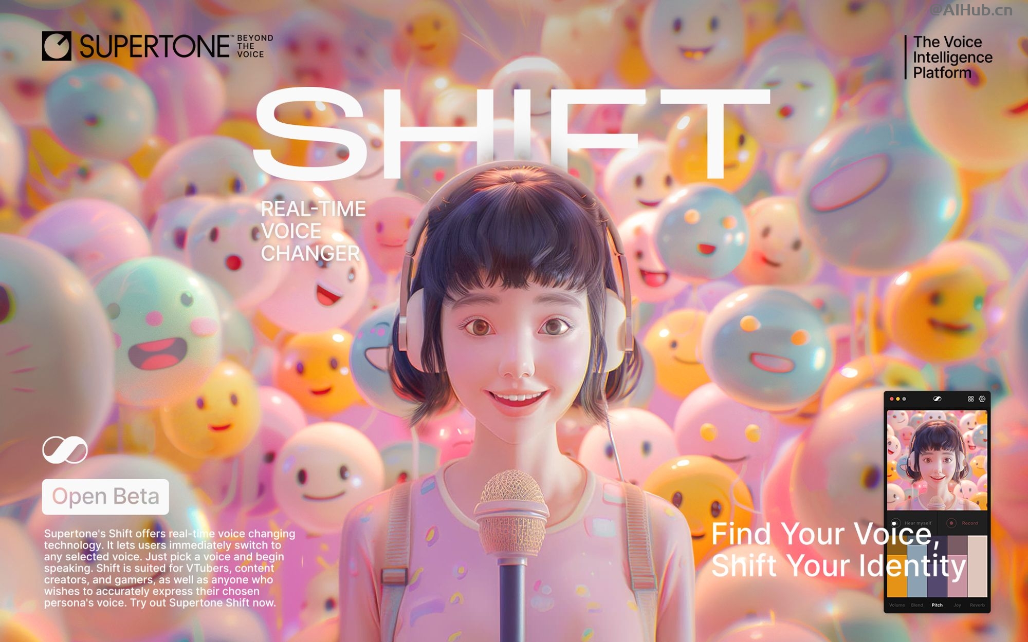 Supertone Shift-AI實時語音變換器
