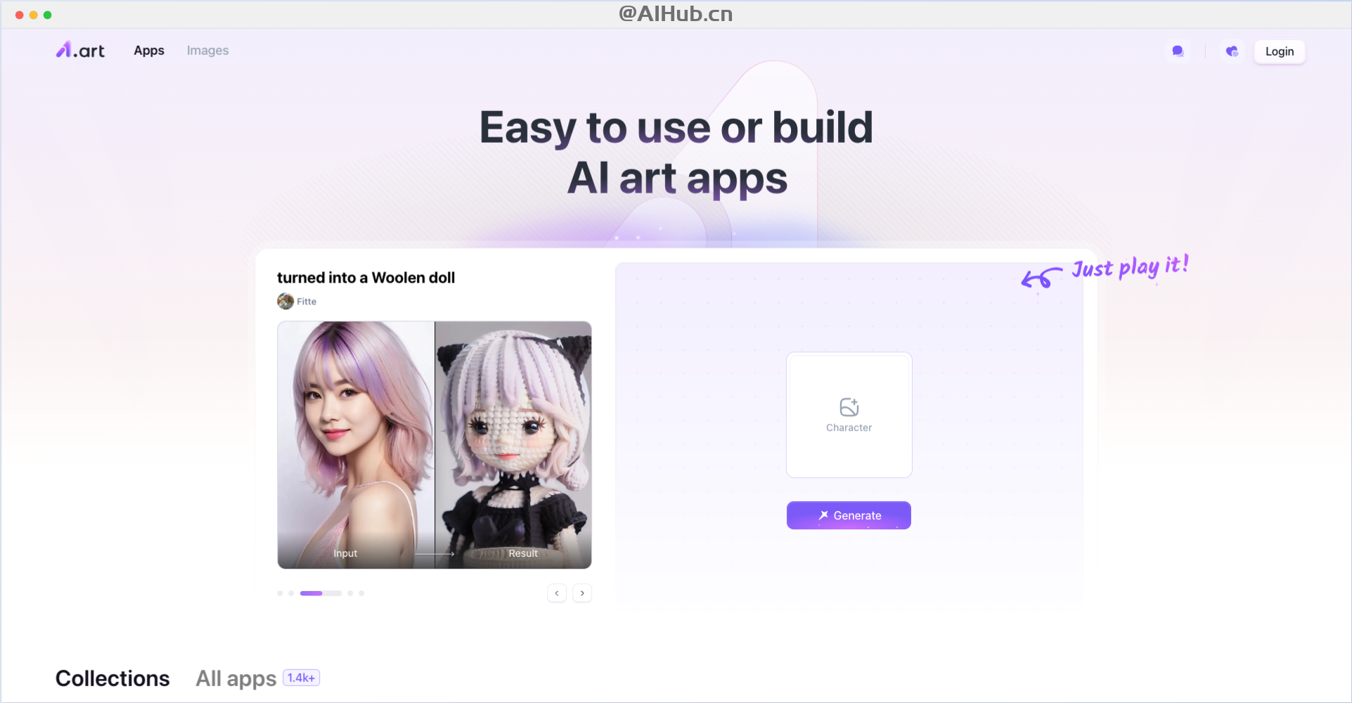 A1.art-即時設計推出的AI圖像生成工具