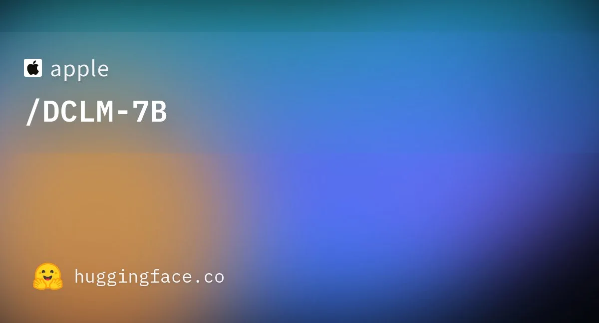 DCLM-7B:蘋果最新推出的開源AI語言模型