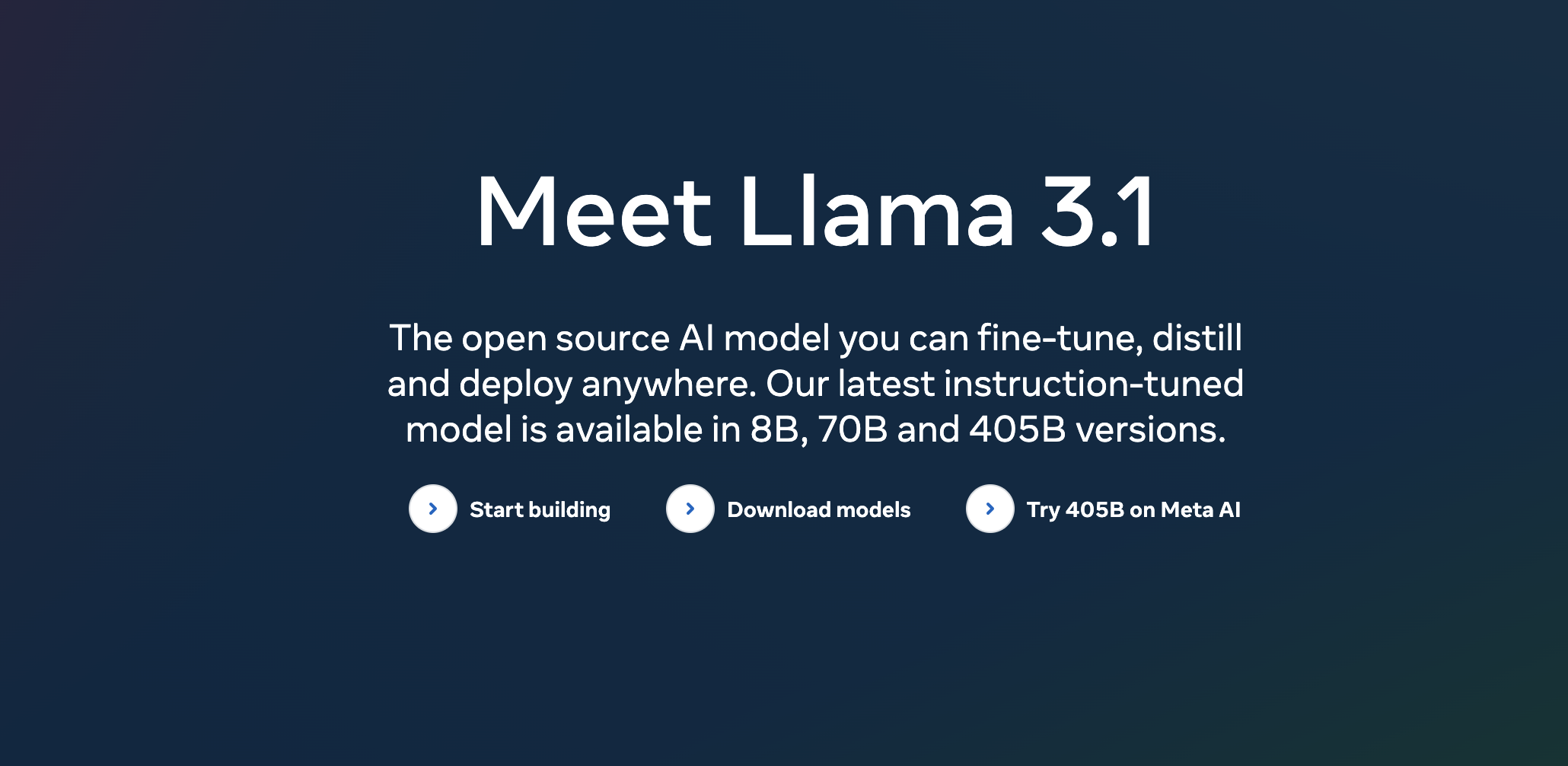 Llama 3.1:Meta最新推出的開源大語言模型