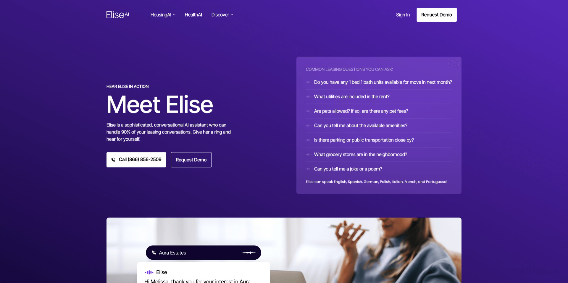 EliseAI:AI驅(qū)動的房產(chǎn)物業(yè)管理助手