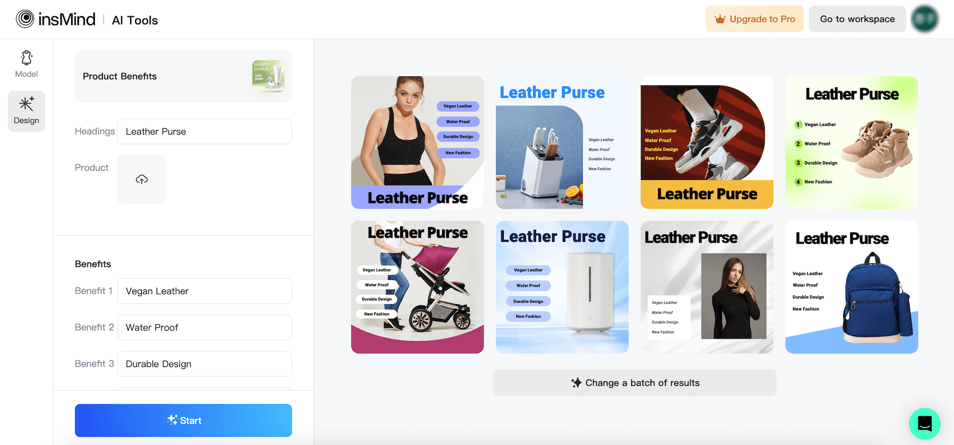 insMind - 稿定設計推出的AI商品圖編輯工具
