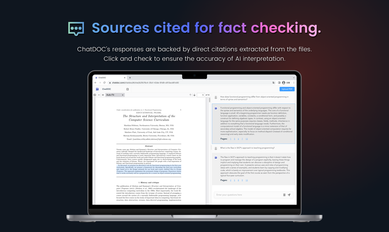 ChatDOC-在線智能文檔閱讀助手