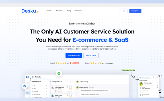 Desku：讓客服更智能，更簡單