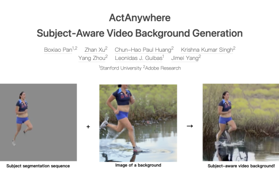 ActAnywhere-Adobe發(fā)布的視頻生成模型