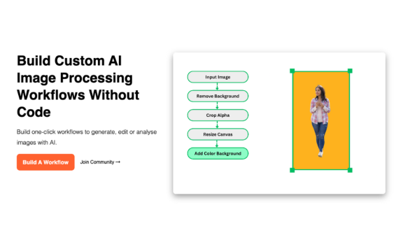 ML Blocks-無代碼AI圖像生成和分析工作流平臺(tái)