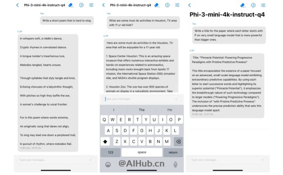 Phi-3：微軟推出的開源小型語言模型，支持移動設備